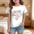 thumbnail image 2 of mgoYE 250 Years 1776-2026 250th Birthday Eagle T-Shirt for Celebrate 250th Anniversary of America Patriotic Tee 250 Short-Sleeved Top for Girls Boys 250th Anniversary USA Shirt Kids, 2 of 5