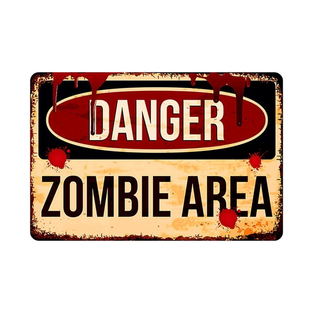 Less Than 5 Wall stickers Halloween Sticker Wall Sticker Warning Sign Sticker Removable