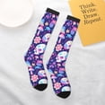 thumbnail image 5 of Salouo mushroom rainbow Skull cartoon Print Women's Men's Ankle Socks 1-pack Casual Athletic Socks for Unisex Adult Moisture-Wicking Socks for Daily Wear/Running/Sport, 5 of 8