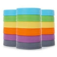 thumbnail image 1 of 18Pcs Plastic Regular Mouth Mason Jar Lids for Ball, Kerr and More with Rings - Colored Plastic Storage Cap, 1 of 7