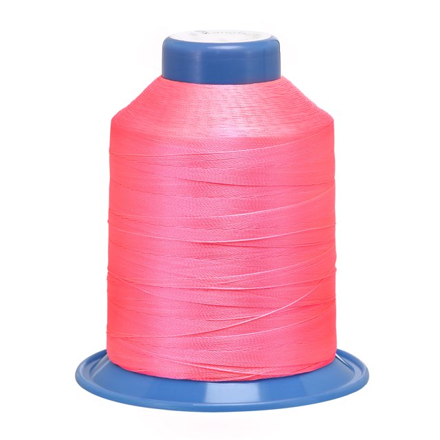 Unique Bargains Fil de Polyester Rose Vif, 1968 Verges