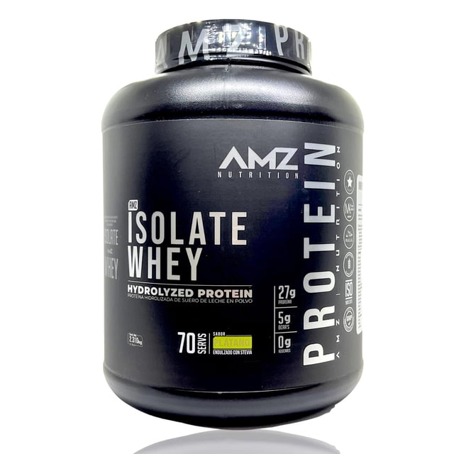 Proteína Hidrolizada Isolate Whey 2.310 kg Plátano AMZ AMZ AMZISOLATEWHEYPLATANO