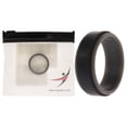 thumbnail image 1 of Anillo de boda de silicona con 2 capas - Gris-Negro de ROQ para hombre - Anillo de 11 mm, 1 of 1