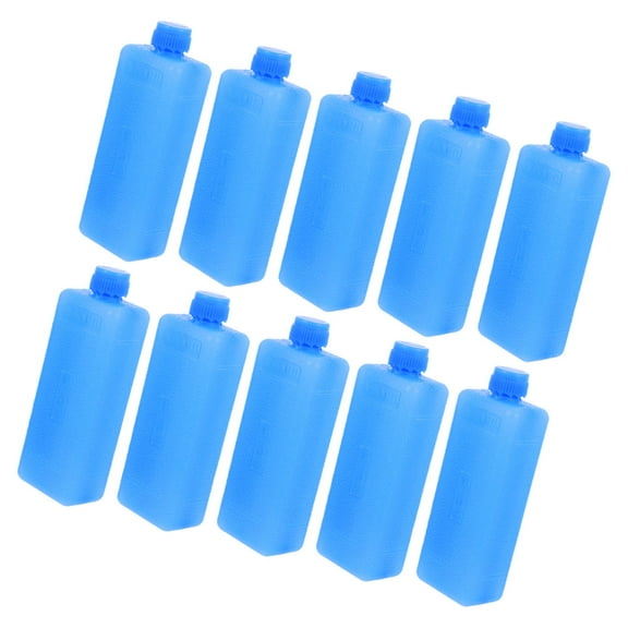 PENIKOKO 10Pcs Ice Pack For Air Conditioner Blue PE Cold Retention For Summer Days
