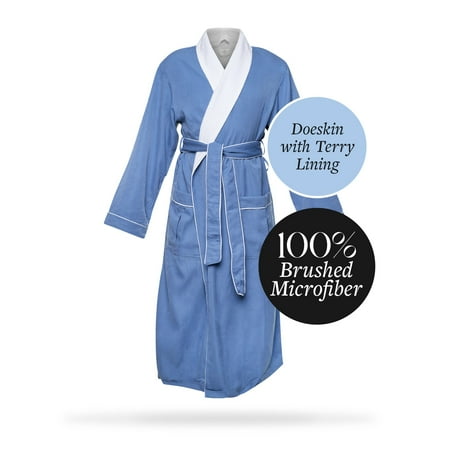

Brushed Microfiber Robe Lined in Terry | Style: DSM4000