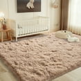 thumbnail image 2 of Socofuz 4x6ft Camel Fluffy Rug, Plush Cute Carpet for Girls and Kids Nursery Fall Decor, 2 of 8