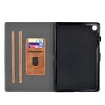thumbnail image 5 of Dteck Flip Case For Samsung Galaxy S6 Lite 10.4 inch 2020 Model SM-P610 / P615 with S Pen Holder, Slim PU Leather Folio Stand Case With Built-in Card Slots / Anti-Slip Strap, Brown, 5 of 9