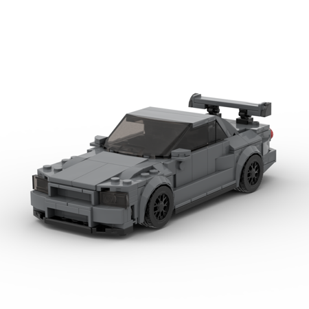InhawBrick Moc Technical Sport Speed Racing Skyline R34 Car Building Block Adults Brick Sets Model Toys for Boy Children