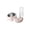 Pink, variant on FEOLGEHLY Dog Cat Food Bowl Cat Water Fountain 2 in 1, Cat Bowls, Dog Bowls, Cat Food And Water Bowl Set, Non-Slip Base, Pet Bowls Small to Medium Dogs and Cats, Pet Supplies (Pink)
