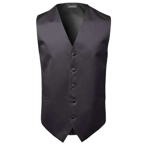 FashionOutfit Men's Classic Solid Suit Vest in Various Colors
