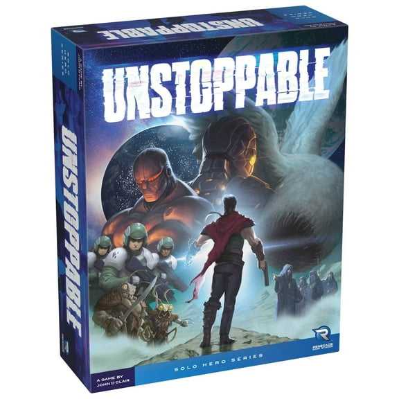 Renegade Games Studios: Unstoppable - A Solo Hero Series Card Crafting Game by John D. Clair, Roguelike Momentum Deckbuilder, Ages 14 , 1-2 Players