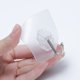 thumbnail image 5 of Gancho de pared transparente y reutilizable, sin fisuras, resistente al raspado, impermeable y al aceite, techo pesado de la cocina del baño, 6 x 6 cm (10) Xianwei Shao 9024719123929, 5 of 5