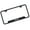 Black, variant on Jeep License Plate Frame - Laser Etched Cut-Out Frame - Black