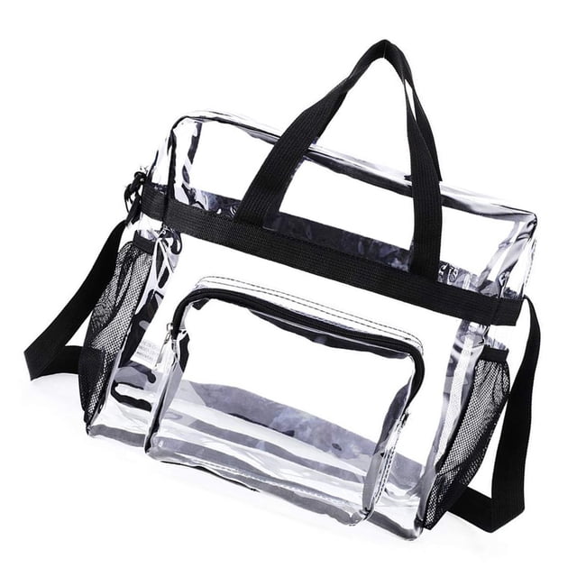 Cateissary Bolsas de viaje transparentes, bolsa de almacenamiento de cosméticos, impermeable, transparente, de cuerpo cruzado, organizador de Almacenamiento y organización del hogar No.1