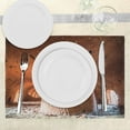 thumbnail image 3 of Ambesonne Orange Place Mats Set of 4, Old Brick Factory Wall, Standard Size, Orange, 3 of 6