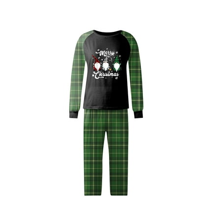 

Act Now! HIMIWAY Christmas Pajamas Christmas Prints Family Matching Long Sleeve Tops+Pants Set Family Matching Sets Kids 2 Years