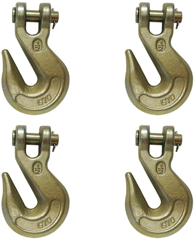 G70 Heavy Duty Clevis Grab Hook Tow Chain Hook Flatbed Truck Trailer Tie Down 