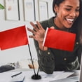 thumbnail image 4 of BESTYASH 1Set Portable Black Plastic Flag Stand for Small Flags Office Desk and Outdoor, 4 of 8