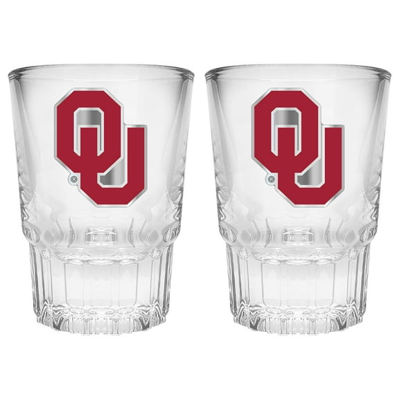 Oklahoma Sooners 2-Piece Prism Shot Glass Set