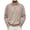 C154/Khaki, variant on XIYON Men's Polo Shirt Mens Fashion Casual Solid Color Button Long Sleeve Top Lapel Shirt Classic Collared Polo Shirts For Men