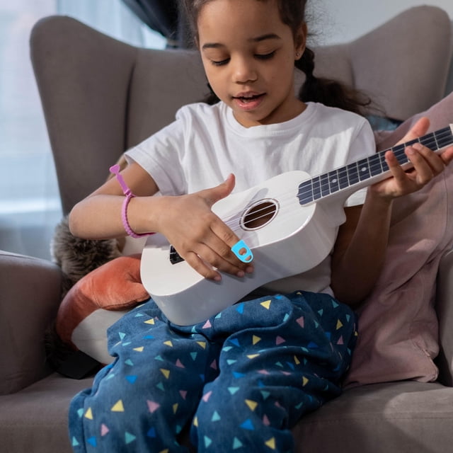 COMPUKAS 10Ud Cubiertas De Dedos Para Guitarra Ventiladas De Silicona Material Verde Seguro