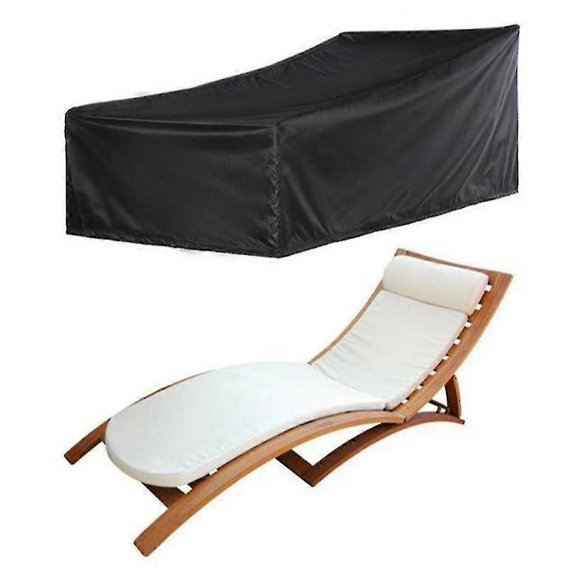 Garden Sunbed Cover Waterproof Windproof Anti-uv Outdoor Patio Sun Lounger Cover_SZXM200*70*40*68cm