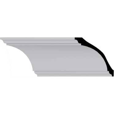 8 3/4"H x 8 3/4"P x 12 3/8"F x 94 1/2"L Dublin Crown Moulding
