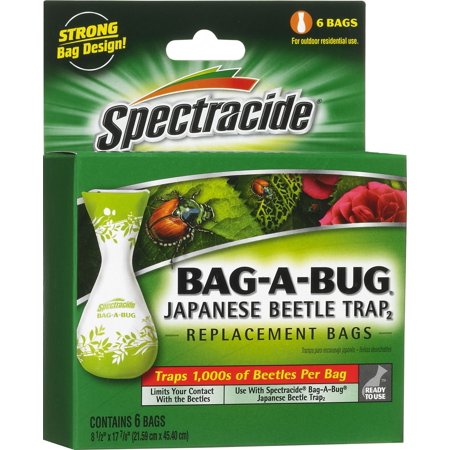 6 Pack Spectrum HG-16903-6 Bag-A-Bug Replacement Bags - 6Pk Japanese Beetle Trap