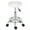 White, variant on Clearance!Round Stool with Lines Rotation Bar Stool Black