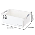 thumbnail image 2 of Saving Sale! Cameland Multi-functional Storage Box Plastic Toys Snacks And Sundries Portable Tidying Box Living Room Kitchen Counter Top Storage Box, 2 of 2