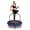 Blue, variant on TECHSPORT 36" Fitness Trampoline with HA-Type Handlebar, Quiet Mini Rebounder for Cardio Workout at Home, Pink
