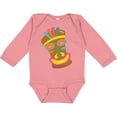 thumbnail image 3 of Inktastic Happy Tiki Face Boys or Girls Long Sleeve Baby Bodysuit, 3 of 5