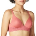 thumbnail image 2 of Women's Warner's RO5691A Cloud 9 Wire Free Triangle Bra (Baroque Rose 34A), 2 of 4