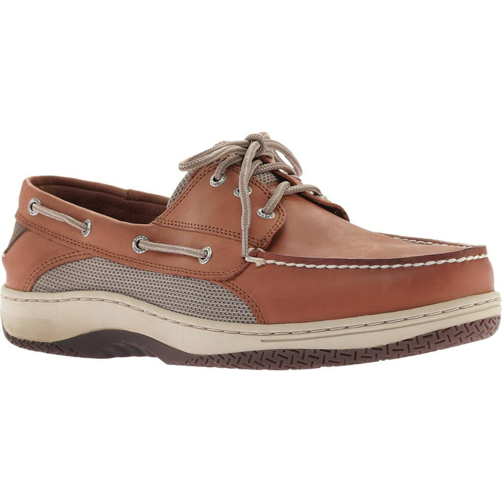 sperry men's billfish 3 eye boat shoe tan beige