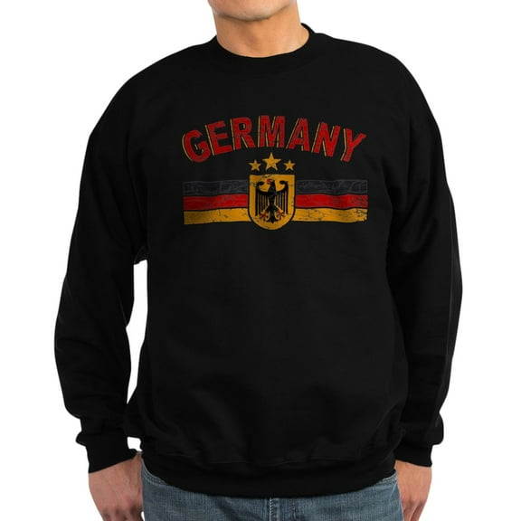 CafePress - Germany Sports Shield Sweatshirt (Dark) - Classic Crew Neck Sweatshirt