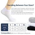 thumbnail image 2 of NANAHuang 6 Pairs Ankle Socks Womens and Mens Couple Student Cotton Ear Plus Size Mesh Athletic Sports Running Solid Color Boat Socks, 2 of 6