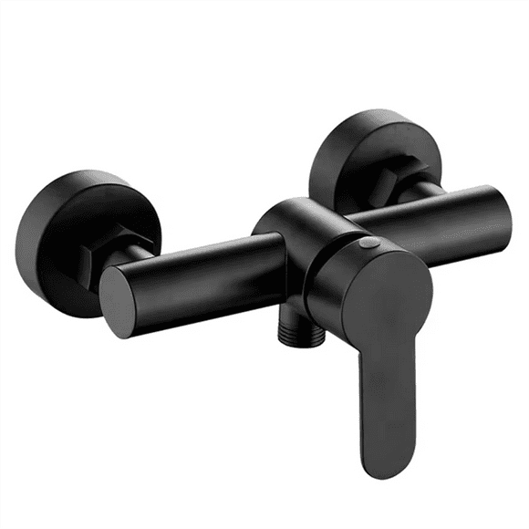 Stainless Steel Bathroom Shower Faucet Wall Mounted Triple Tub Faucet Hot and Cold Water Mixing Valve Faucet