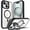 Black, variant on NGB SUPREMACY For iPhone 14 Plus / 15 Plus Case Built-In Camera Guard Kickstand Lens Protector Wireless Charging MagSafe/Qi Magnetic Car Mount Apple iPhone 14 Plus / 15 Plus Phone Case Cover