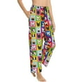 thumbnail image 2 of Daiia Colorful Bulldog Women's Sleep Pant with Pockets and Drawstring,Pajama Pants-XX-Large, 2 of 9