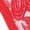Red, variant on Lingerie for Women Hollow Embroidered Low Waist Thong Side Open Stretch Underwear Babydoll Breathable Panties