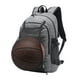 thumbnail image 1 of Jumpingount Bolsa de baloncesto duradera, impermeable y desmontable, bolsa de malla incluida, con compartimento para zapatos Mochilas gris, 1 of 6