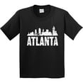 thumbnail image 3 of Inktastic Atlanta Skyline Grunge Youth T-Shirt, 3 of 5