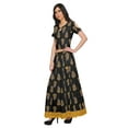 thumbnail image 3 of Moomaya Printed Ethnic Wear Long Skirt And Cold Shoulder Crop Top Set For Girls, 3 of 6