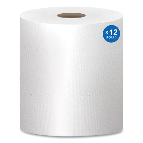 Essential High Capacity Hard Roll Towels for Business, Absorbency Pockets, 1-Ply, 8" x 1,000 ft, 1.5 | Bundle of 2