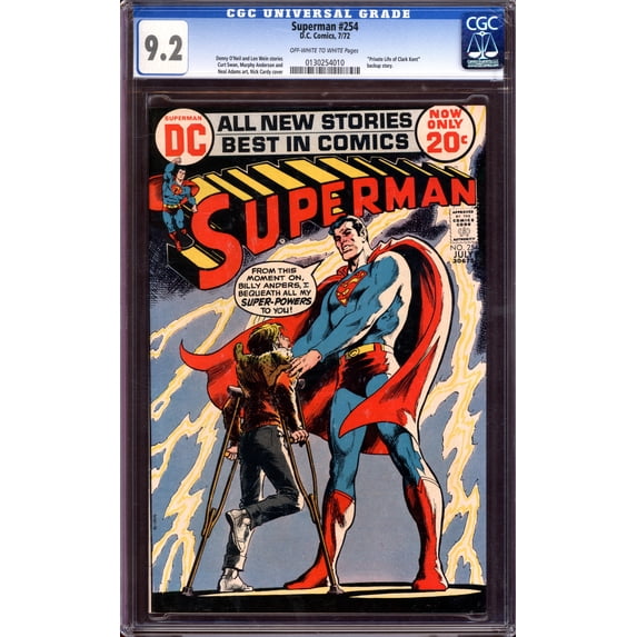 Superman #254 - CGC 9.2 Comic Book