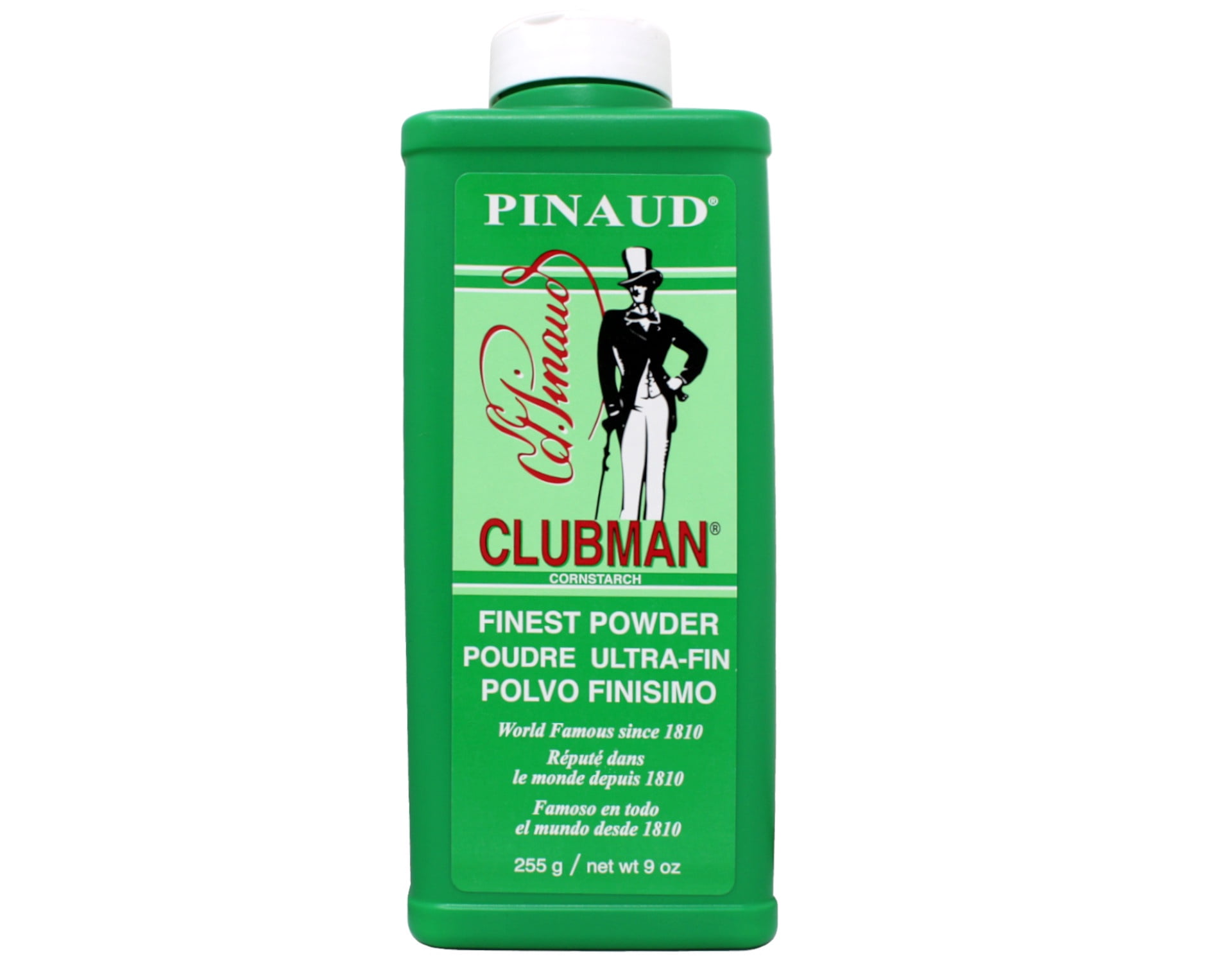 Pinaud Clubman Finest Powder for Men, Cornstarch Zinc Oxide Kaolin Formula, 9 oz (Pack of 3)