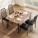 thumbnail image 2 of Kojooin Juego de Mesa de Comedor Moderno para 4 Personas con Cómodos Cojines de PU y Diseño Que Ahorra Espacio, 2 of 9