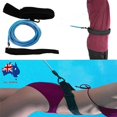 thumbnail image 3 of Floatation Belt, Training Swim Belt, Swim Resistance Trainer Lanyard Leash Pool, 3 of 5