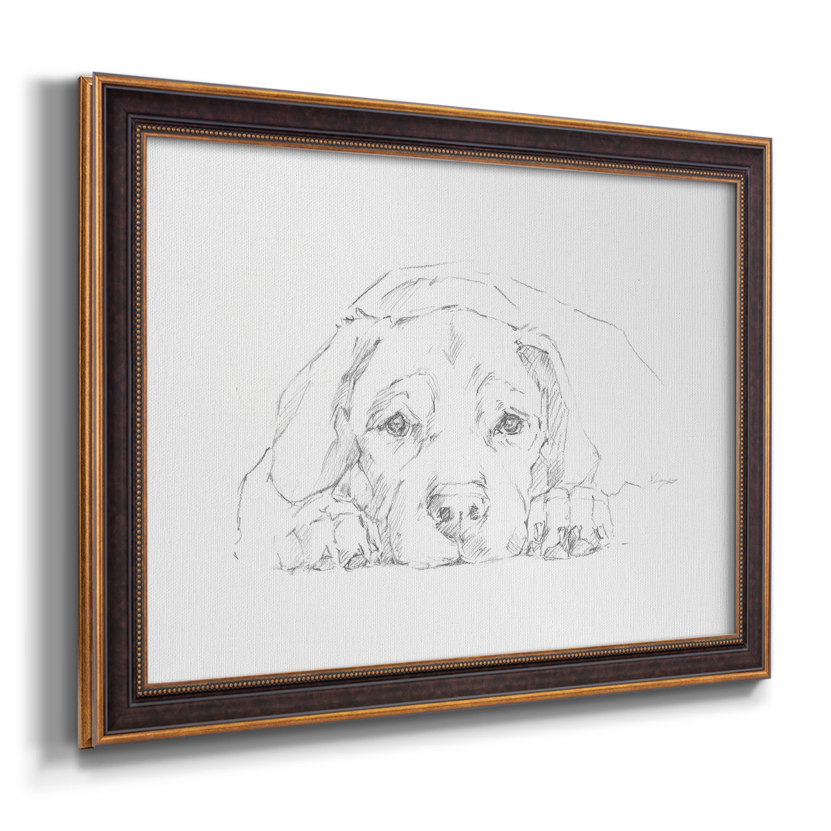 Lazy Dog III Premium Framed Canvas- Ready to Hang