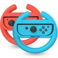 thumbnail image 1 of Mando de volante para Nintendo Switch (paquete de 2) - Accesorios para juegos de carreras Mando Joy Con Grip para Mario Kart, 1 of 6